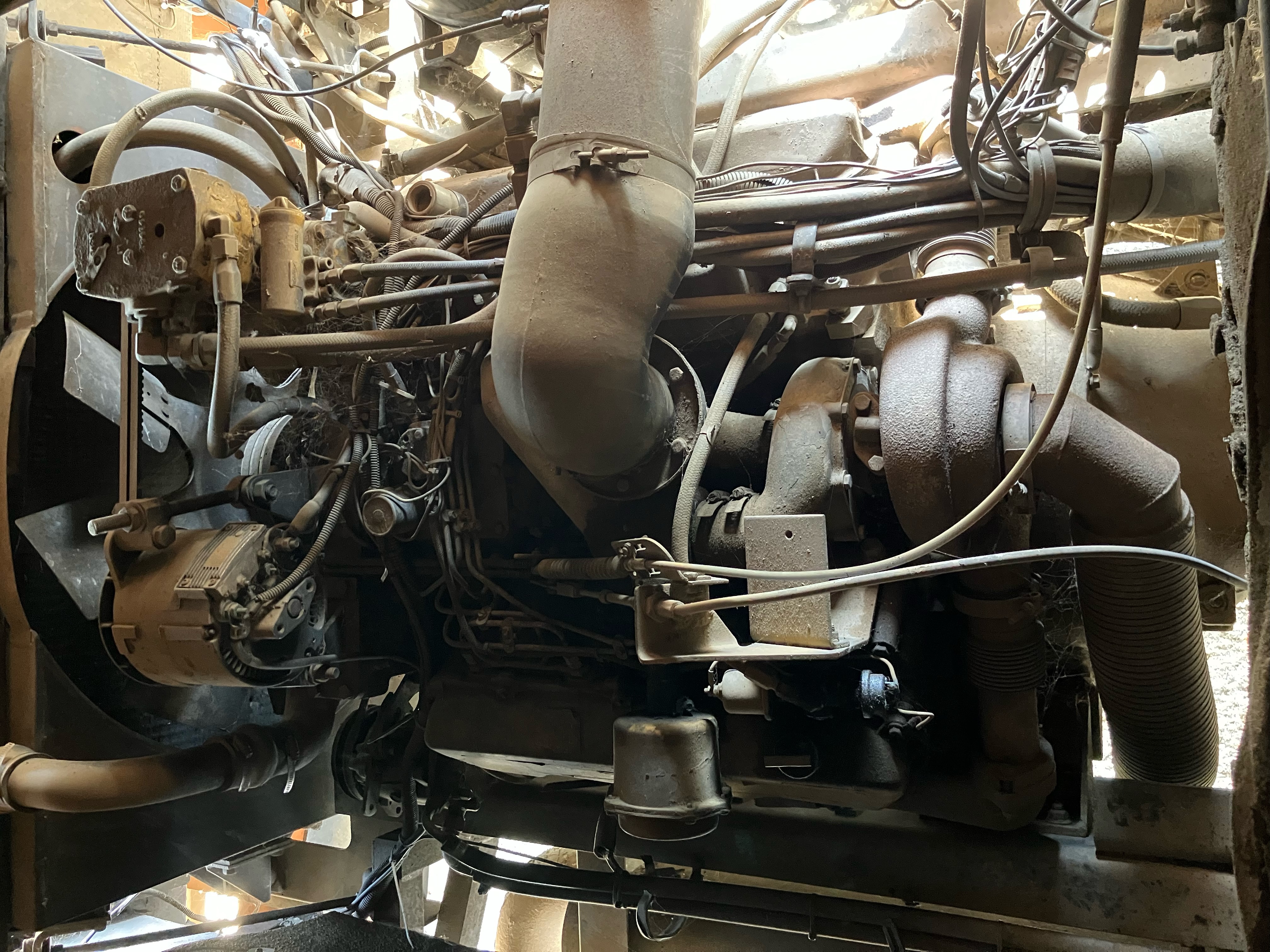 Engine bay – CAT 3208 Turbo Diesel