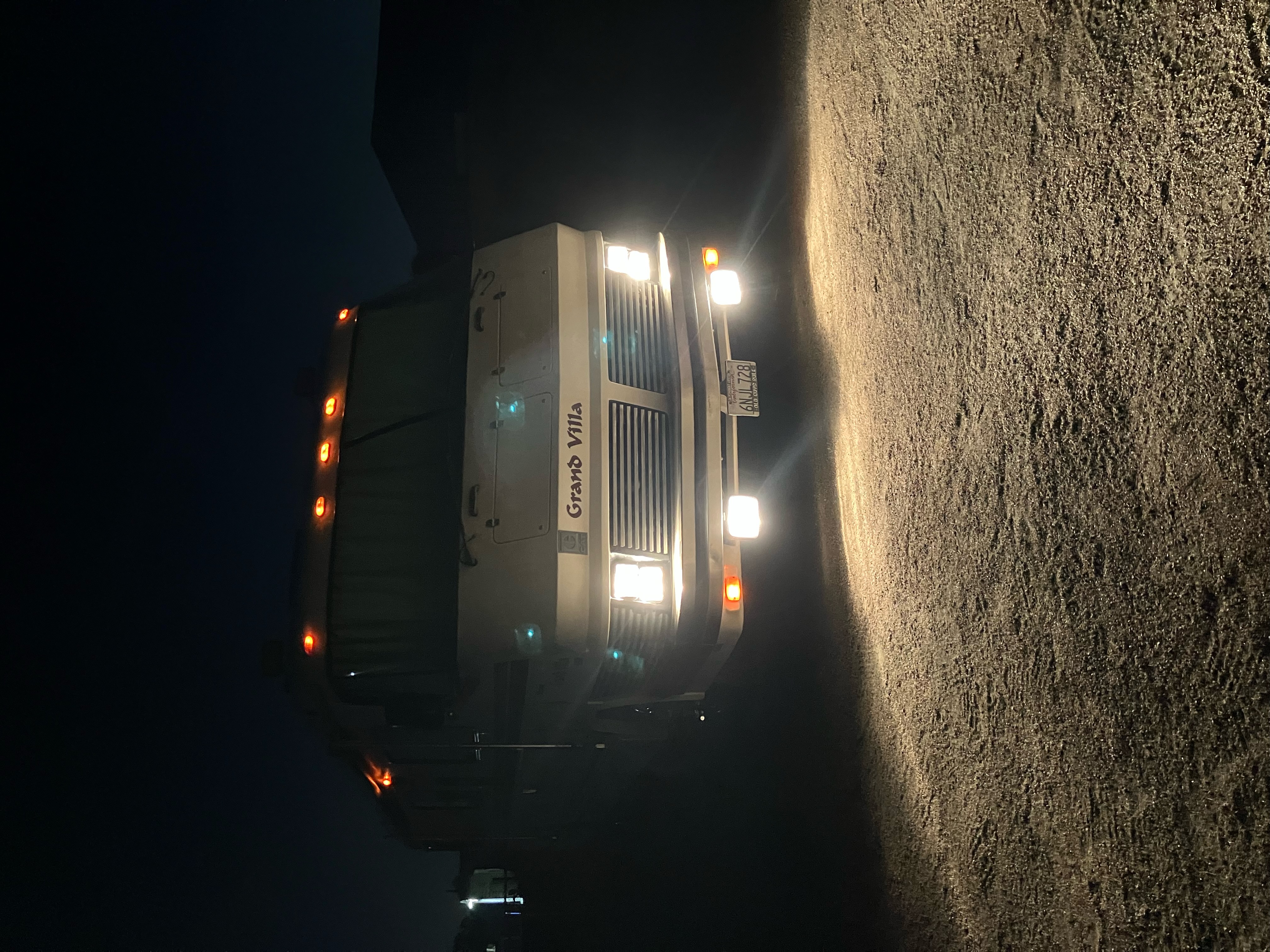 Exterior – front (night)